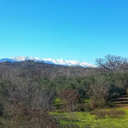 Beautiful 2 Bedroom Villa With Mountain Views Armenoi  Exterior photo